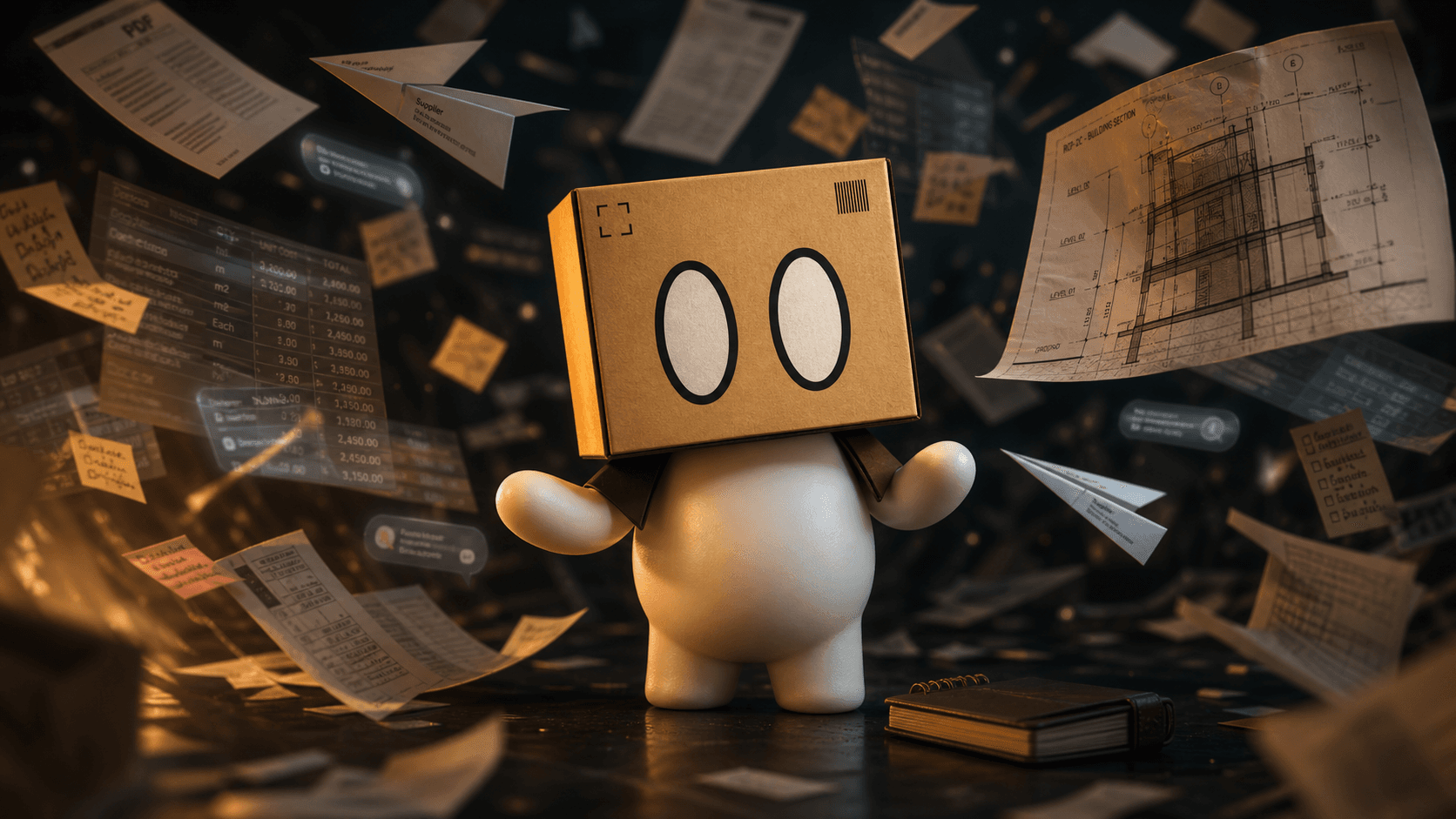 Boxy observing the chaos